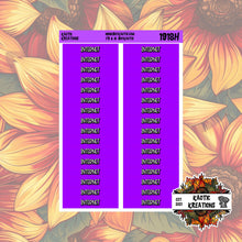 Load image into Gallery viewer, Internet Monthly Header Stickers