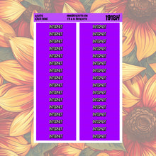 Load image into Gallery viewer, Internet Monthly Header Stickers