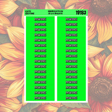 Load image into Gallery viewer, Insurance Monthly Header Stickers
