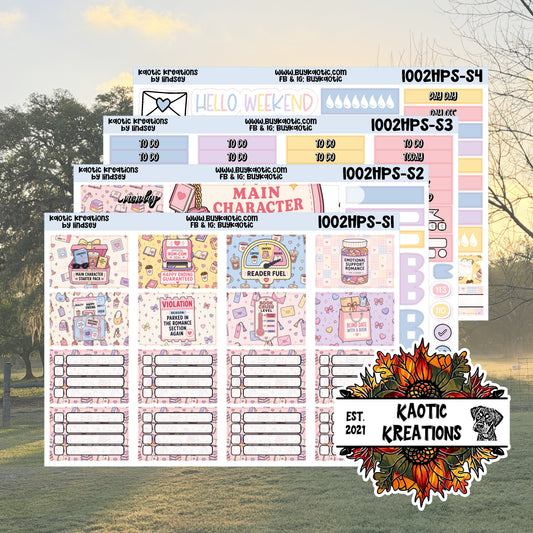 Fictional Boyfriend HP Skinny Weekly Sticker Kit
