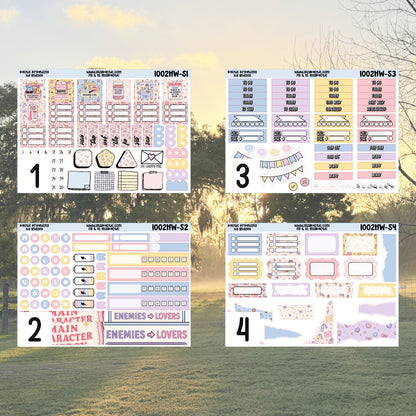 Fictional Boyfriend Hobo Weeks Weekly Sticker Kit