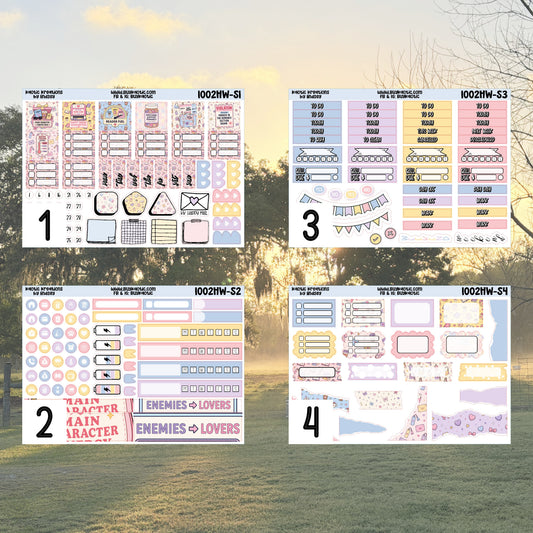 Fictional Boyfriend Hobo Weeks Weekly Sticker Kit