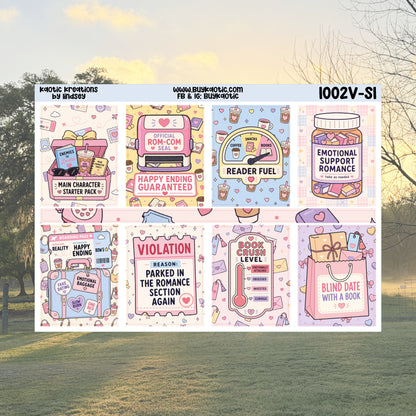Fictional Boyfriend Vertical Weekly Sticker Kit