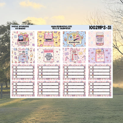 Fictional Boyfriend HP Skinny Weekly Sticker Kit
