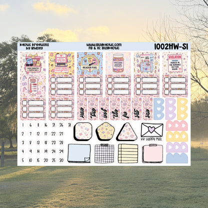 Fictional Boyfriend Hobo Weeks Weekly Sticker Kit