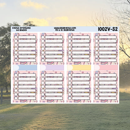 Fictional Boyfriend Vertical Weekly Sticker Kit