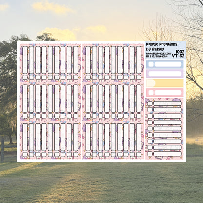 Fictional Boyfriend Vertical Tall Weekly Sticker Kit
