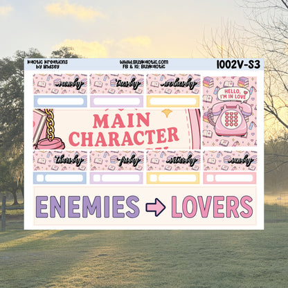 Fictional Boyfriend Vertical Weekly Sticker Kit