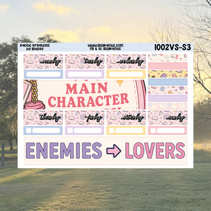 Fictional Boyfriend Vertical Small Weekly Sticker Kit