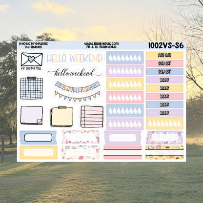 Fictional Boyfriend Vertical Small Weekly Sticker Kit
