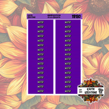 Load image into Gallery viewer, Water Monthly Header Stickers