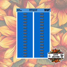 Load image into Gallery viewer, Trash Monthly Header Stickers