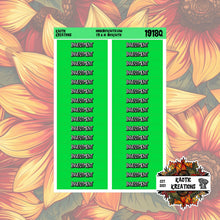 Load image into Gallery viewer, Investment Monthly Header Stickers