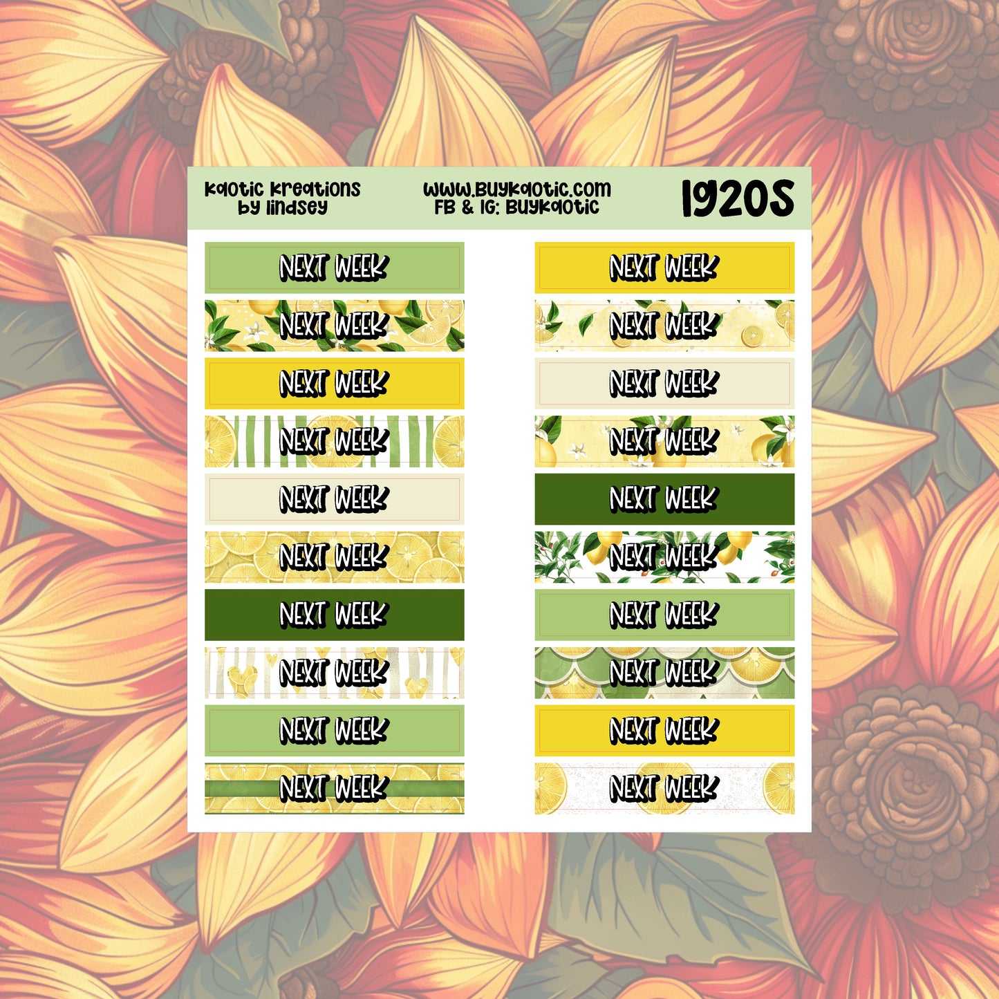 Lemonade Add-Ons Set 2