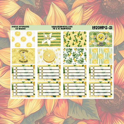 Lemonade HP Skinny Weekly Sticker Kit