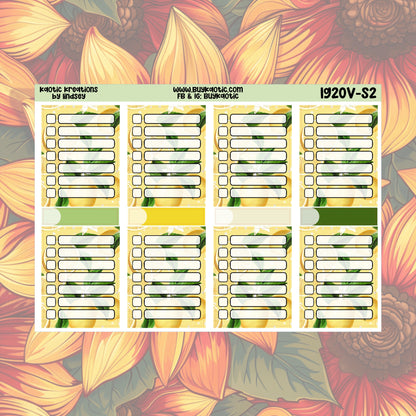 Lemonade Vertical Weekly Sticker Kit