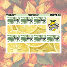 Load image into Gallery viewer, Lemonade Vertical Tall Weekly Sticker Kit