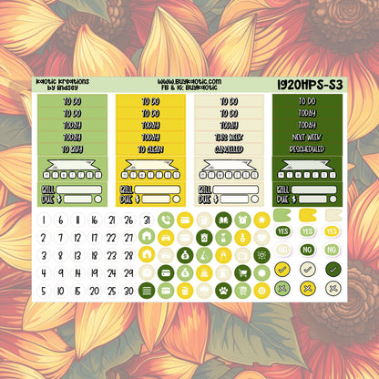 Lemonade HP Skinny Weekly Sticker Kit