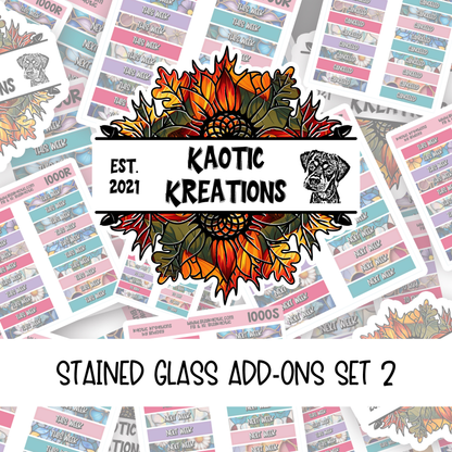 Stained Glass Add-Ons Set 2
