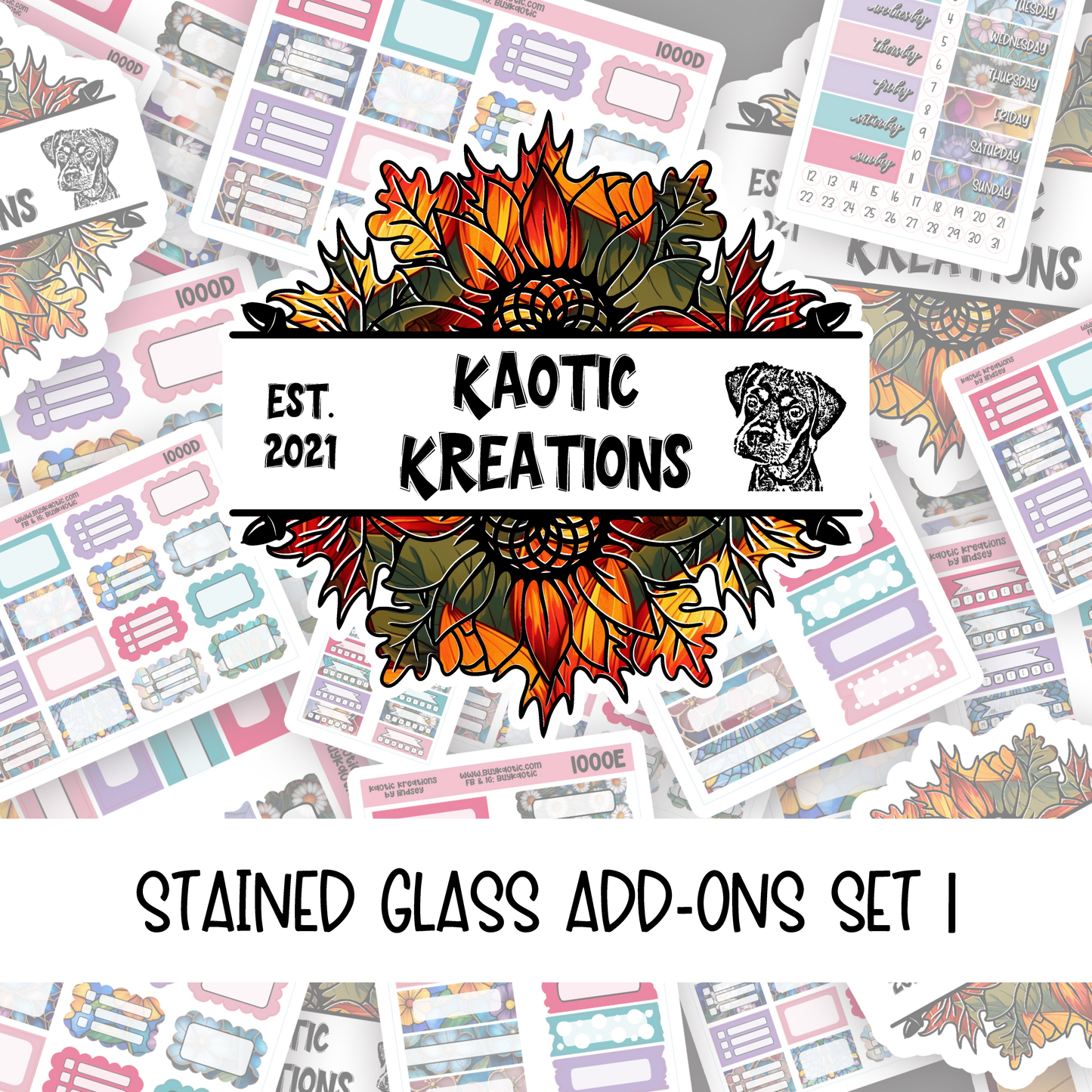 Stained Glass Add-Ons Set 1