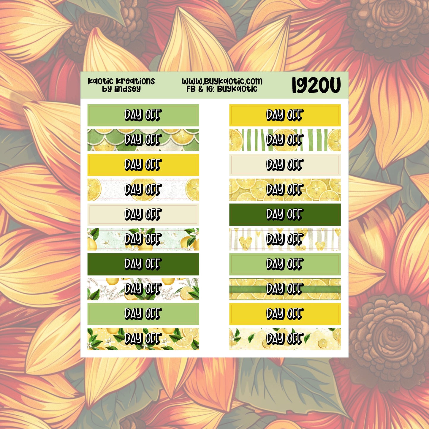 Lemonade Add-Ons Set 2