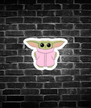 Load image into Gallery viewer, Baby Yoda Die Cut Sticker