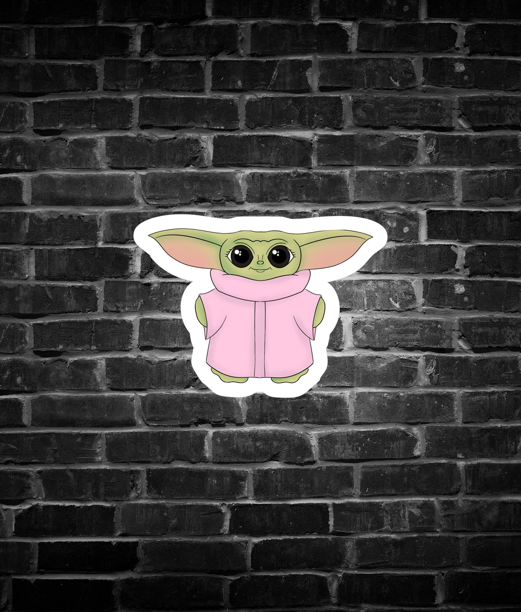 Baby Yoda Die Cut Sticker