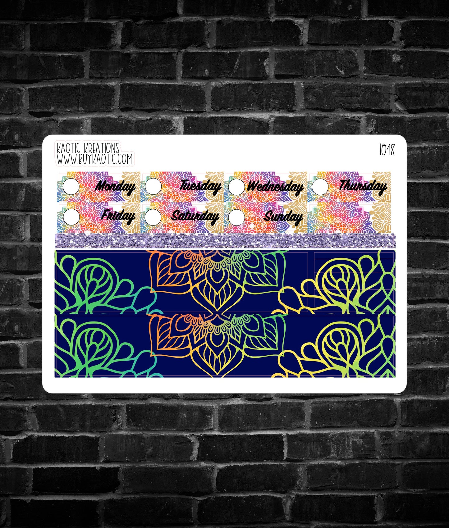 Bright Mandala Weekly Kit
