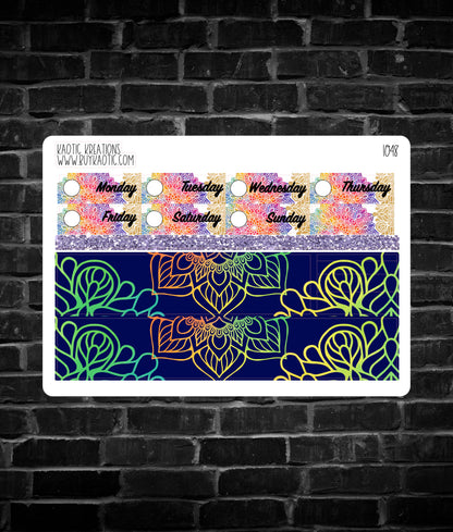 Bright Mandala Weekly Kit