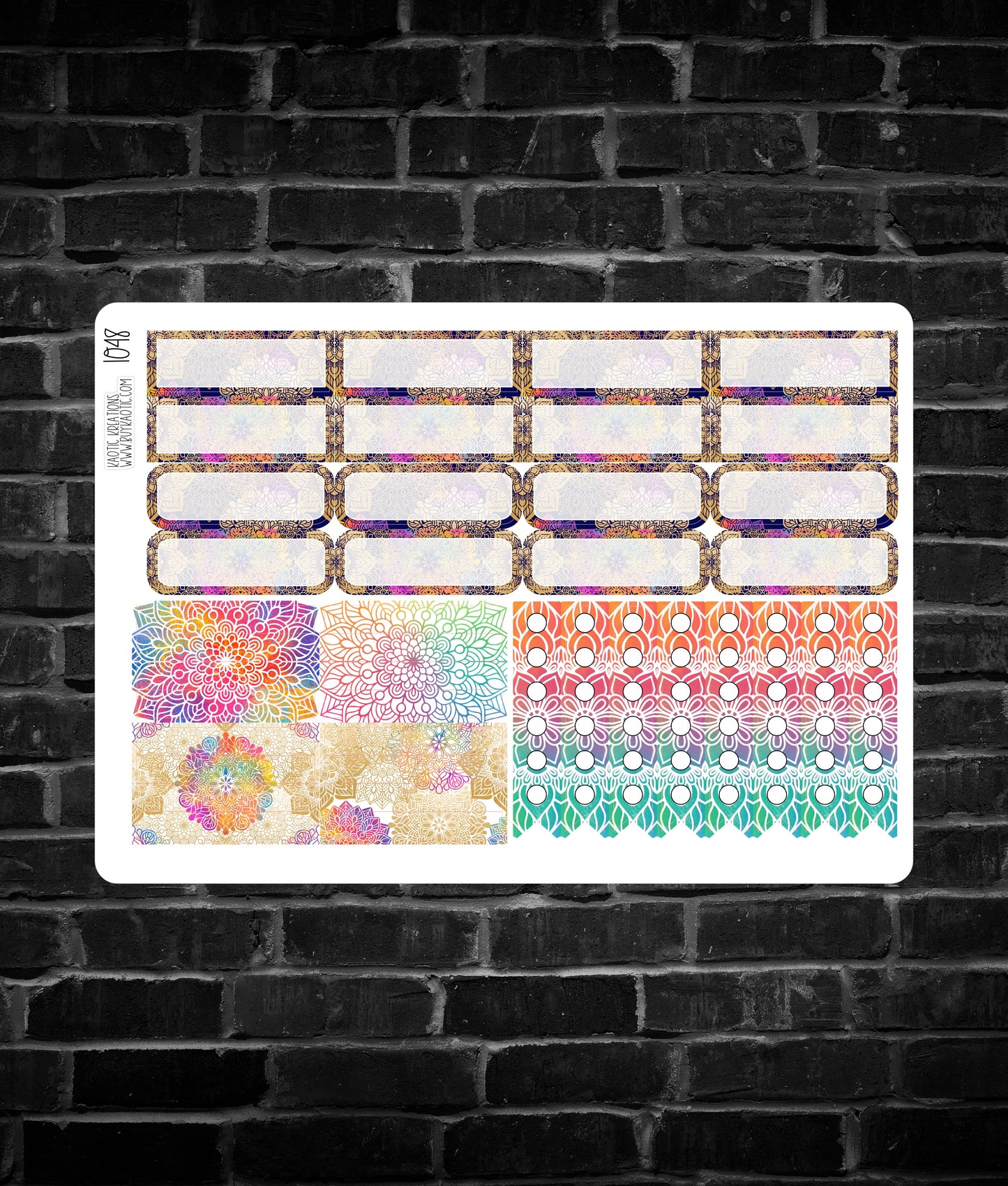 Bright Mandala Weekly Kit