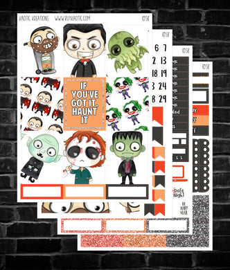 Horror HP Micro Weekly Sticker Kit