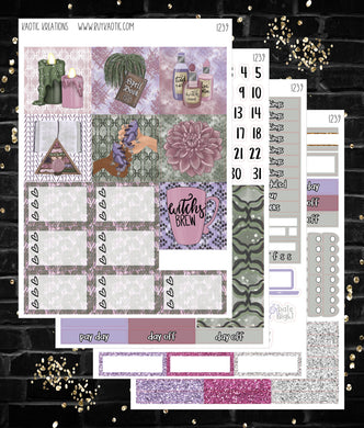 Spell Bound PP Weeks Weekly Sticker Kit